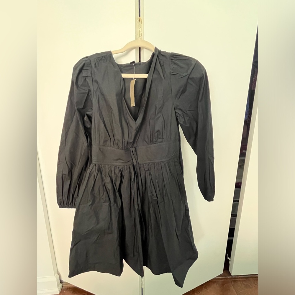 J. Crew Black Long Sleeve Dress